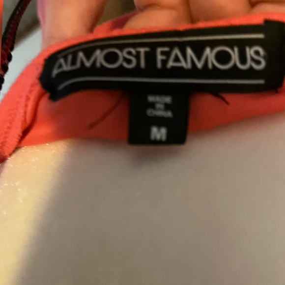 ALMOST FAMOUS -- Strapless Bandeau Tube Tunic Layered Ruffles+Elastic Waist - Picture 5 of 5